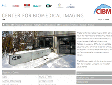 Tablet Screenshot of cibm.ch